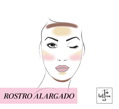 Rostro alargado contouring