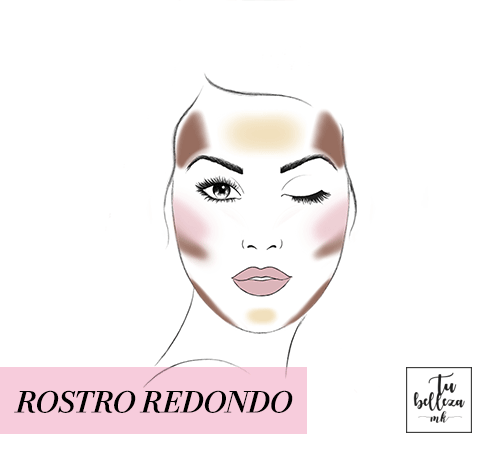Rostro redondo contouring